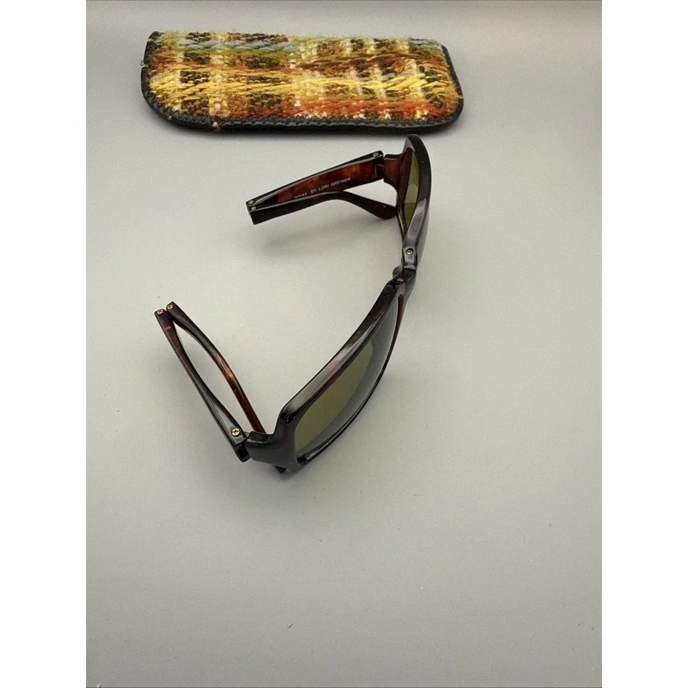 Neox Original Folding Tortoiseshell  Authe Sunglasses w/ Case  by Lori Greiner